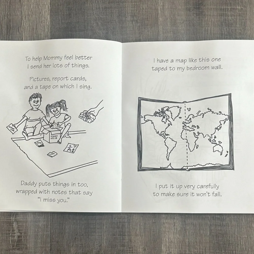 💞 New My Mommy Fights For Freedom Military Kids Coloring & Activity Book